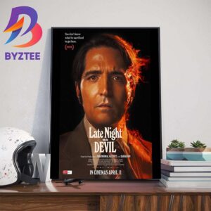 New Official Umbrella Entertainment Poster For Cameron And Colin Cairnes Late Night With The Devil 2024 Art Decorations Poster Canvas