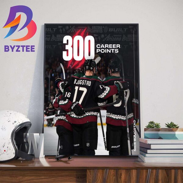 Nick Bjugstad Recorded 300th Career Point Art Decorations Poster Canvas