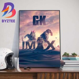 Official Godzilla x Kong The New Empire Filmed For IMAX Poster Wall Decor Poster Canvas