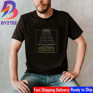 Official Poster For The Skywalker Saga Marathon Re-Release Classic T-Shirt