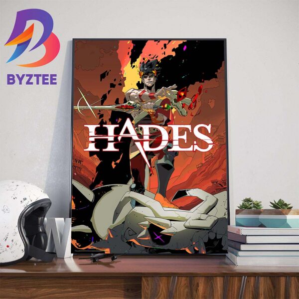 Official Poster Hades To Play Exclusively On Netflix Games Wall Decor Poster Canvas