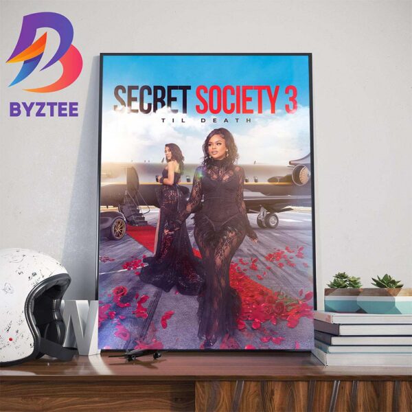 Official Poster Secret Society 3 Til Death 2024 Wall Decor Poster Canvas