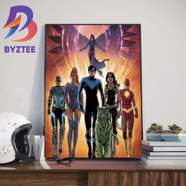 Official Poster Teen Titans A Live-Action Movie Art Decorations Poster Canvas