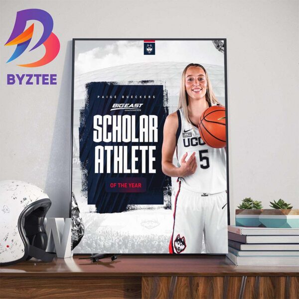 Paige Bueckers Is The Big East Conference Scholar Athlete Of The Year Wall Decor Poster Canvas