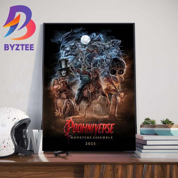 Poohniverse Monsters Assemble Official Poster Art Decorations Poster Canvas