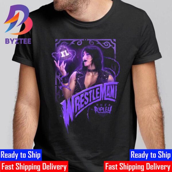 Rhea Ripley WrestleMania 40 WrestleMami XL Essential T-Shirt