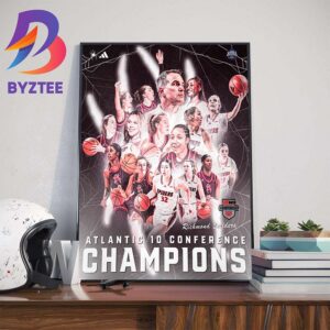 Richmond Spiders Womens Basketball Are Atlantic 10 Conference Champions Art Decorations Poster Canvas
