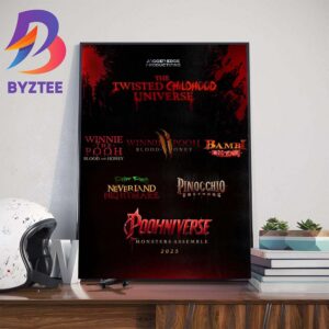 The Timeline For The Twisted Childhood Universe Has Been Revealed All Leads To Poohniverse Monsters Assemble In 2025 Art Decorations Poster Canvas