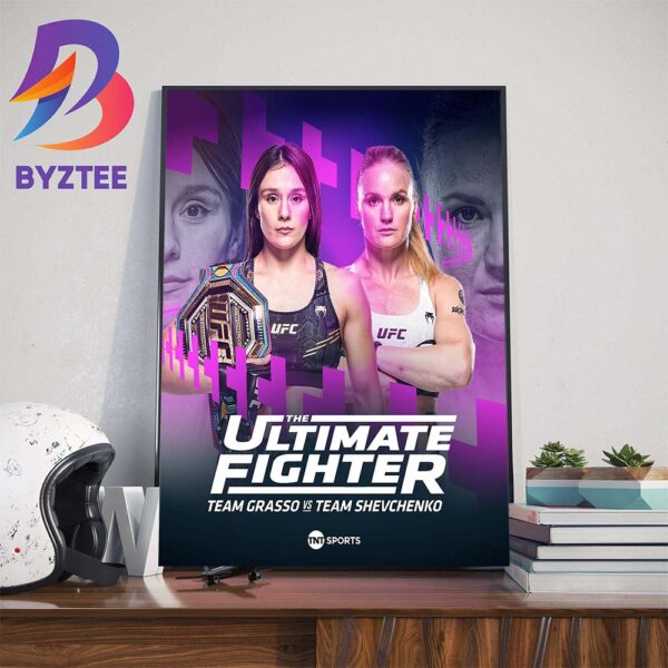 The Ultimate Fighter TUF 32 Coaches Are Official Team Grasso vs Team Shevchenko Art Decorations Poster Canvas