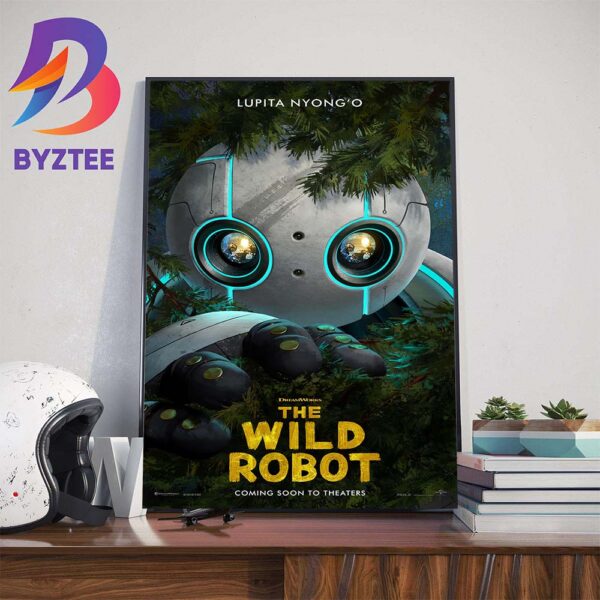 The Wild Robot Official Poster With Lupita Nyongo Pedro Pascal And Mark Hamill Wall Decor Poster Canvas