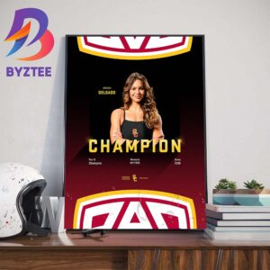 USC Swimming and Diving Anicka Delgado Wins The Womens 50y Free Art Decorations Poster Canvas