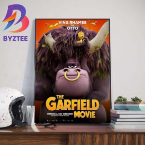 Ving Rhames As Otto In The Garfield Movie Official Poster Wall Decor Poster Canvas