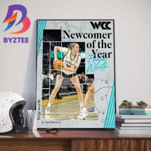 WCC Basketball Newcomer Of The Year Is The Freja Werth Wall Decor Poster Canvas