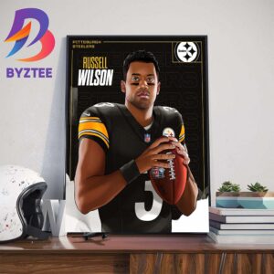 Welcome Russell Wilson To Pittsburgh Steelers Art Decorations Poster Canvas