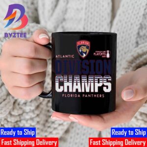 2024 Atlantic Division Champions Are Florida Panthers Race To Stanley Cup Playoff Ceramic Mug