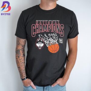 2024 NCAA Division I Mens Basketball National Champions UConn Huskies Unisex T-Shirt
