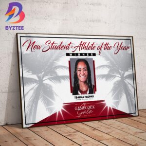 2024 The Gamecocks Gala Te-Hina Paopao Is The New Student-Athlete Of The Year Award Winner Home Decor Poster Canvas