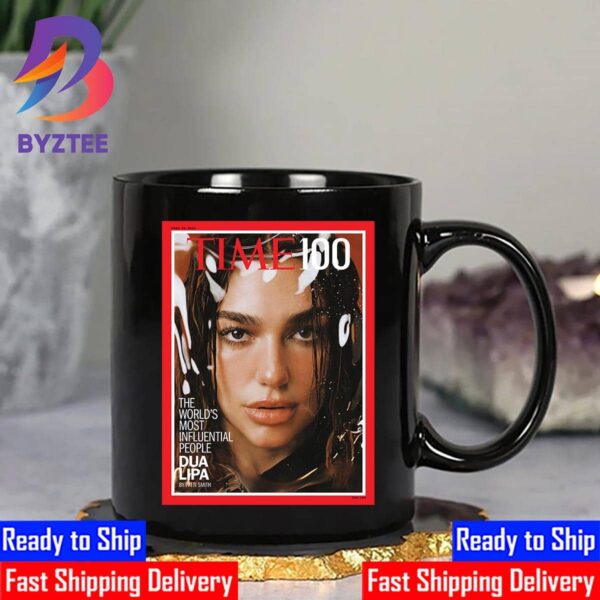 2024 The Most Influential People Of The World Is Dua Lipa On TIME 100 Cover Star April 29th 2024 Ceramic Mug