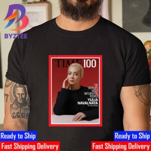 2024 The Most Influential People Of The World Is Yulia Navalnaya On TIME 100 Cover Star April 29th 2024 Unisex T-Shirt
