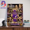 AEW International Championship Roderick Strong vs Kyle OReilly At AEW Dynasty Home Decor Poster Canvas