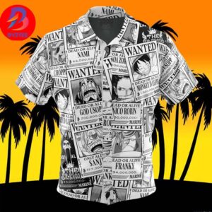 Aloha Strawhat One Piece For Men And Women In Summer Vacation Button Up Hawaiian Shirt