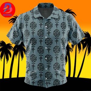 Alphonse V1 Fullmetal Alchemist For Men And Women In Summer Vacation Button Up Hawaiian Shirt