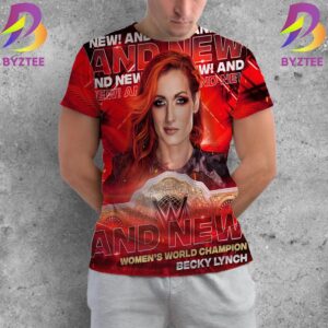 And New WWE Womens World Champion Becky Lynch 2024 All Over Print Shirt