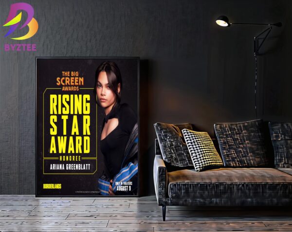 Ariana Greenblatt Rising Star Award Honoree The Big Screen Awards Only In Theaters August 9th Home Decor Poster Canvas