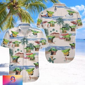 Baby Yoda Disney Summer Party Beach Hawaiian Shirt For Men And Women