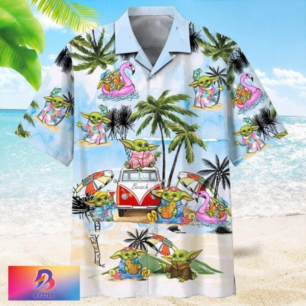 Baby Yoda Family Vacation Make Your Summer Adventure Out Of This World Hawaiian Shirt For Men And Women