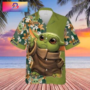 Baby Yoda Floral Pattern Star Wars Trendy Gifts For Fans Perfect Gifts For Your Loved Ones Hawaiian Shirt For Men And Women
