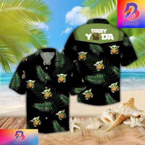 Baby Yoda Hug Pineapple Hawaiian Shirt For Men And Women