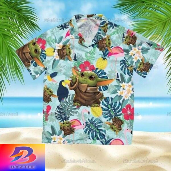 Baby Yoda Movies Star Wars Hawaiian Shirt For Men And Women