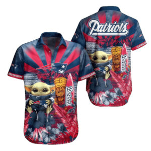 Baby Yoda Star Wars Patriots Gift Perfect Gifts For Your Loved Ones Hawaiian Shirt For Men And Women