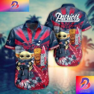 Baby Yoda Star Wars Trendy Patriots Gift Perfect Gifts For Your Loved Ones Hawaiian Shirt For Men And Women