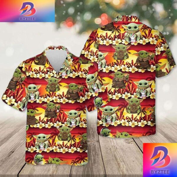 Baby Yoda Tropical Star Wars Ideal Gifts Hawaiian Shirt For Men And Women