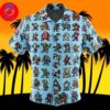 Bakugo My Hero Academia For Men And Women In Summer Vacation Button Up Hawaiian Shirt