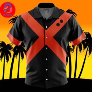Bakugo My Hero Academia For Men And Women In Summer Vacation Button Up Hawaiian Shirt