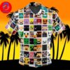 Blazing Bakugo My Hero Academia For Men And Women In Summer Vacation Button Up Hawaiian Shirt