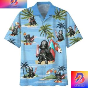 Blue Darth Vader Lightsaber Star Wars Trendy Gifts For Fans Perfect Gifts For Your Loved Ones Hawaiian Shirt For Men And Women