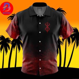 Brand of Sacrifice Berserk For Men And Women In Summer Vacation Button Up Hawaiian Shirt