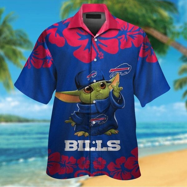 Buffalo Bills Baby Yoda Tropical Hawaiian Shirt For Men And Women