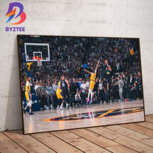 Buzzer Beater Jamal Murray Game Winner Denver Nuggets vs Los Angeles Lakers Home Decor Poster Canvas