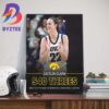 The Associated Press 2024 AP Womens Basketball Player Of The Year Is Caitlin Clark Home Decor Poster Canvas