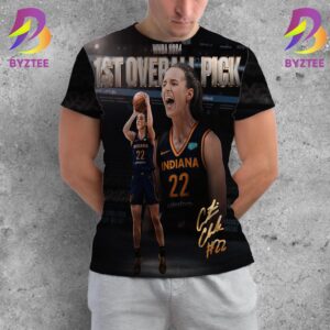 Caitlin Clark Has Been Selected 1st Overall By The Indiana Fever WNBA Draft 2024 All Over Print Shirt