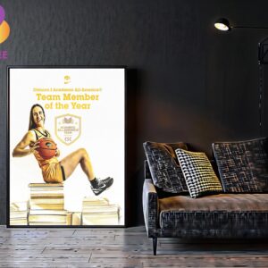Caitlin Clark Iowa Hawkeyes Womens Basketball Team Member Of The Year Division I Academic All-America Home Decor Poster Canvas