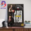 Caitlin Clark Is The 2024 Naismith Player Of The Year Winner Home Decor Poster Canvas