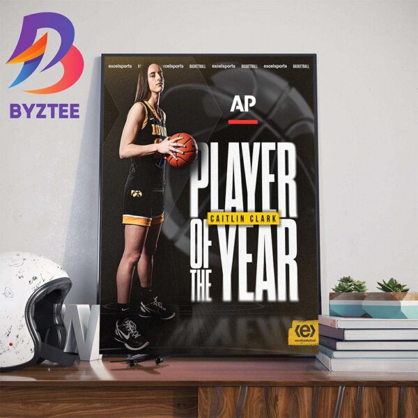 Caitlin Clark Is AP Player Of The Year For The Second Year In A Row Home Decor Poster Canvas