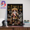 Caitlin Clark WNBA 2024 1st Overall By The Indiana Fever Home Decor Poster Canvas