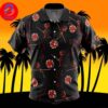 Chibi Avatar Airbender Pattern For Men And Women In Summer Vacation Button Up Hawaiian Shirt